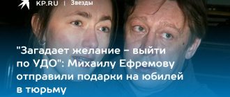Михаил Ефремов рискует потерять все шансы выйти по УДО