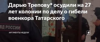 Дарью Трепову приговорили к 27 годам колонии по делу о гибели военного корреспондента Татарского. Заслужила?